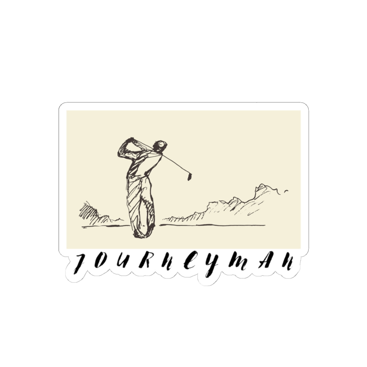 'Journeyman' Sticker