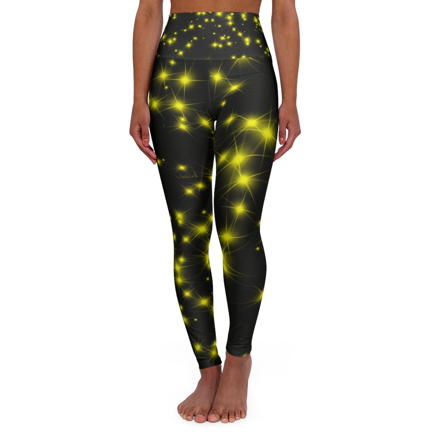 Glow in the Dark High Waisted Yoga Leggings