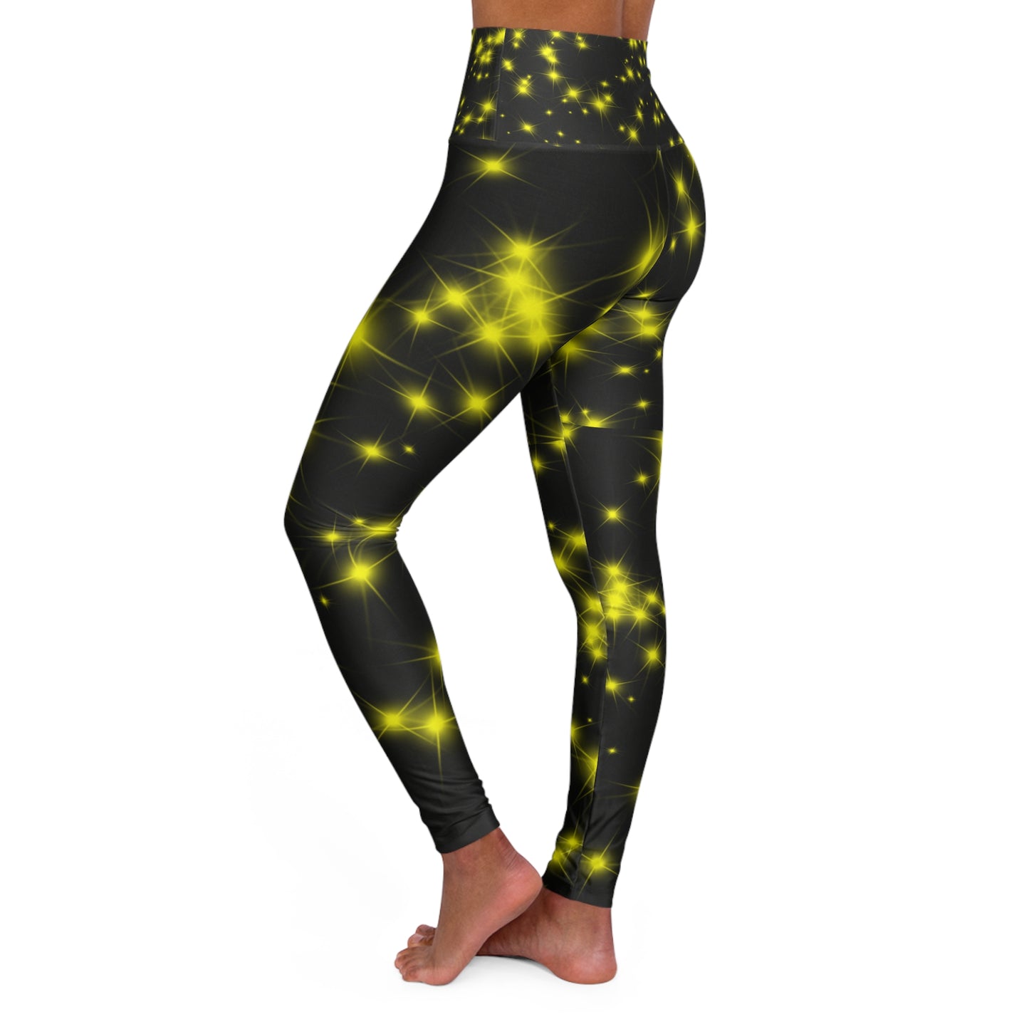 Glow in the Dark High Waisted Yoga Leggings