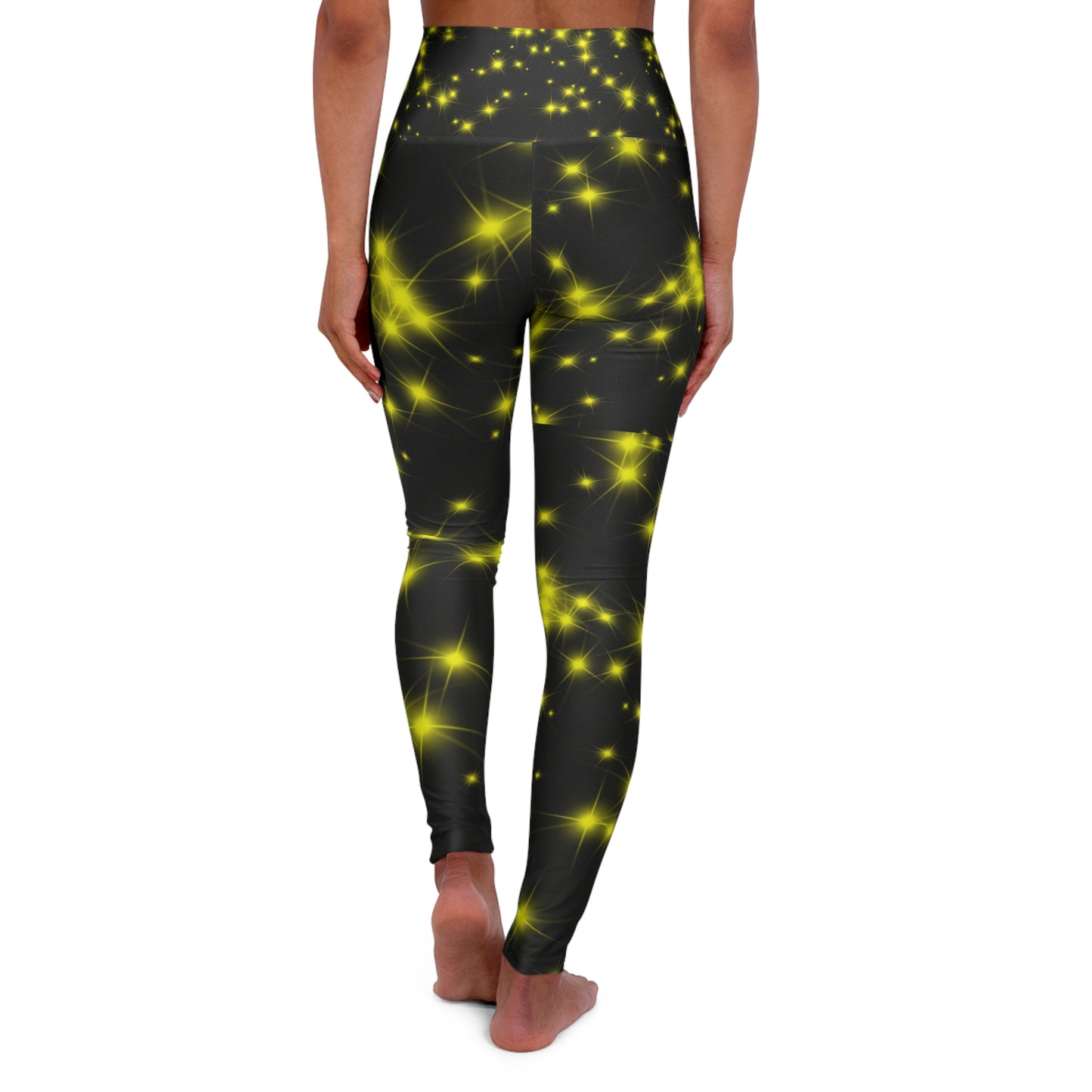 Glow in the Dark High Waisted Yoga Leggings