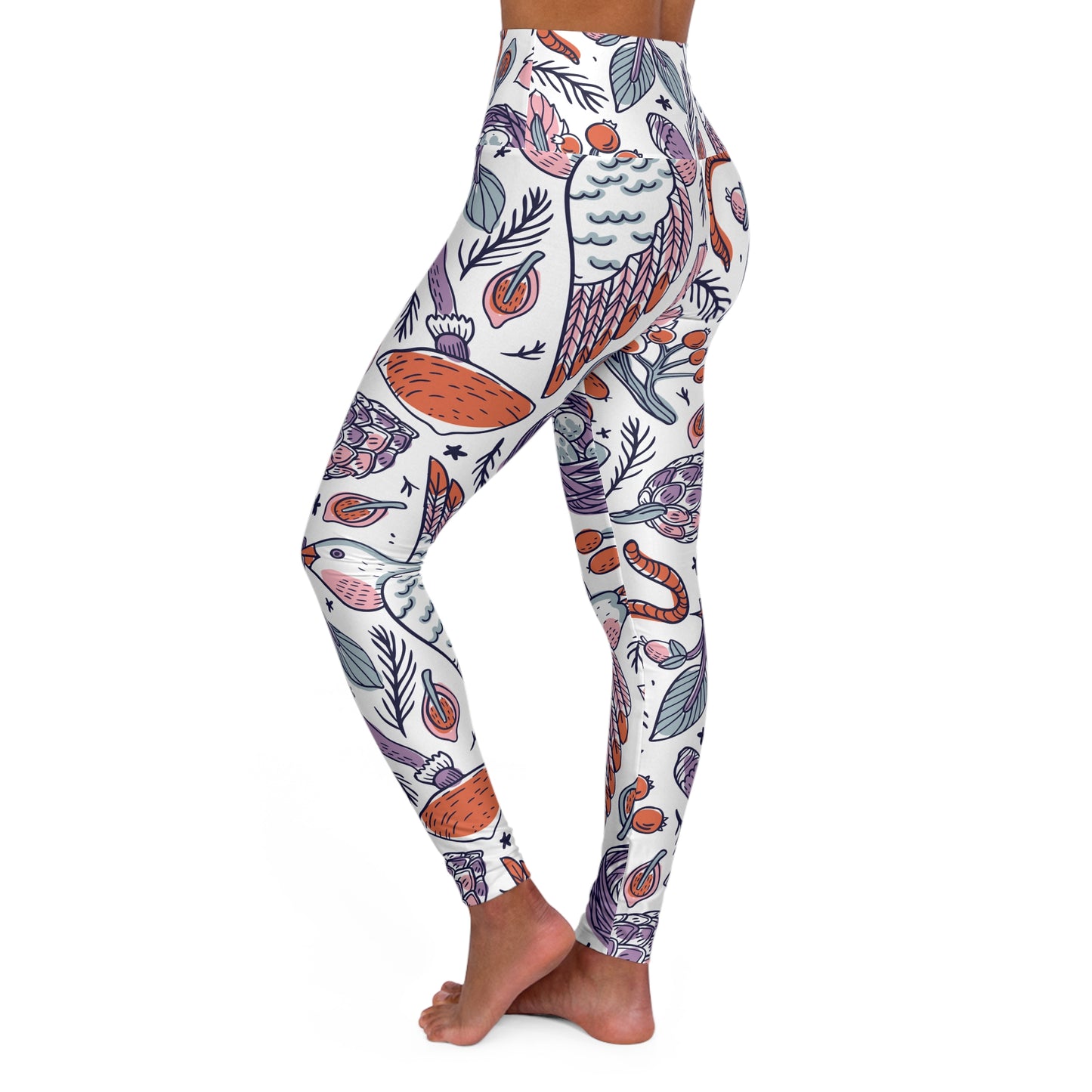 High Waisted Printed Leggings