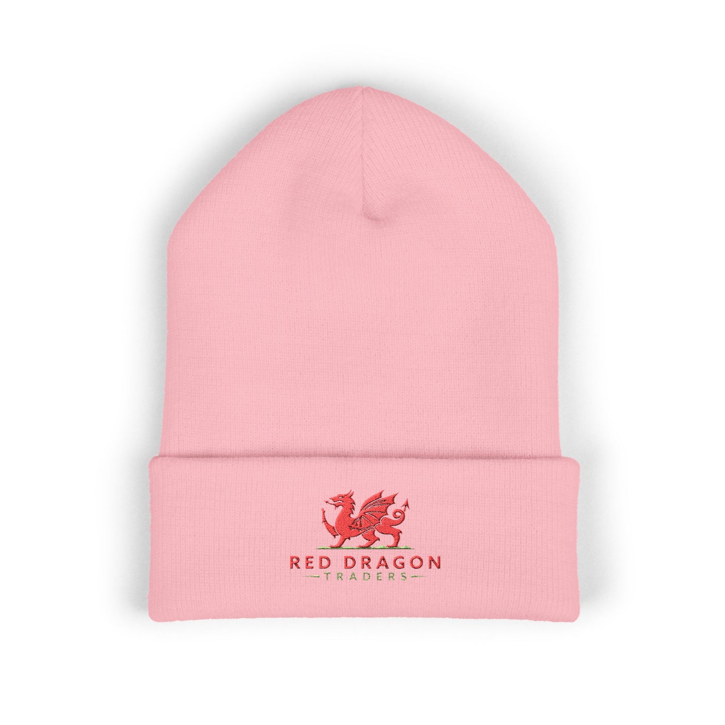 Embroidered Red Dragon Traders Beanie
