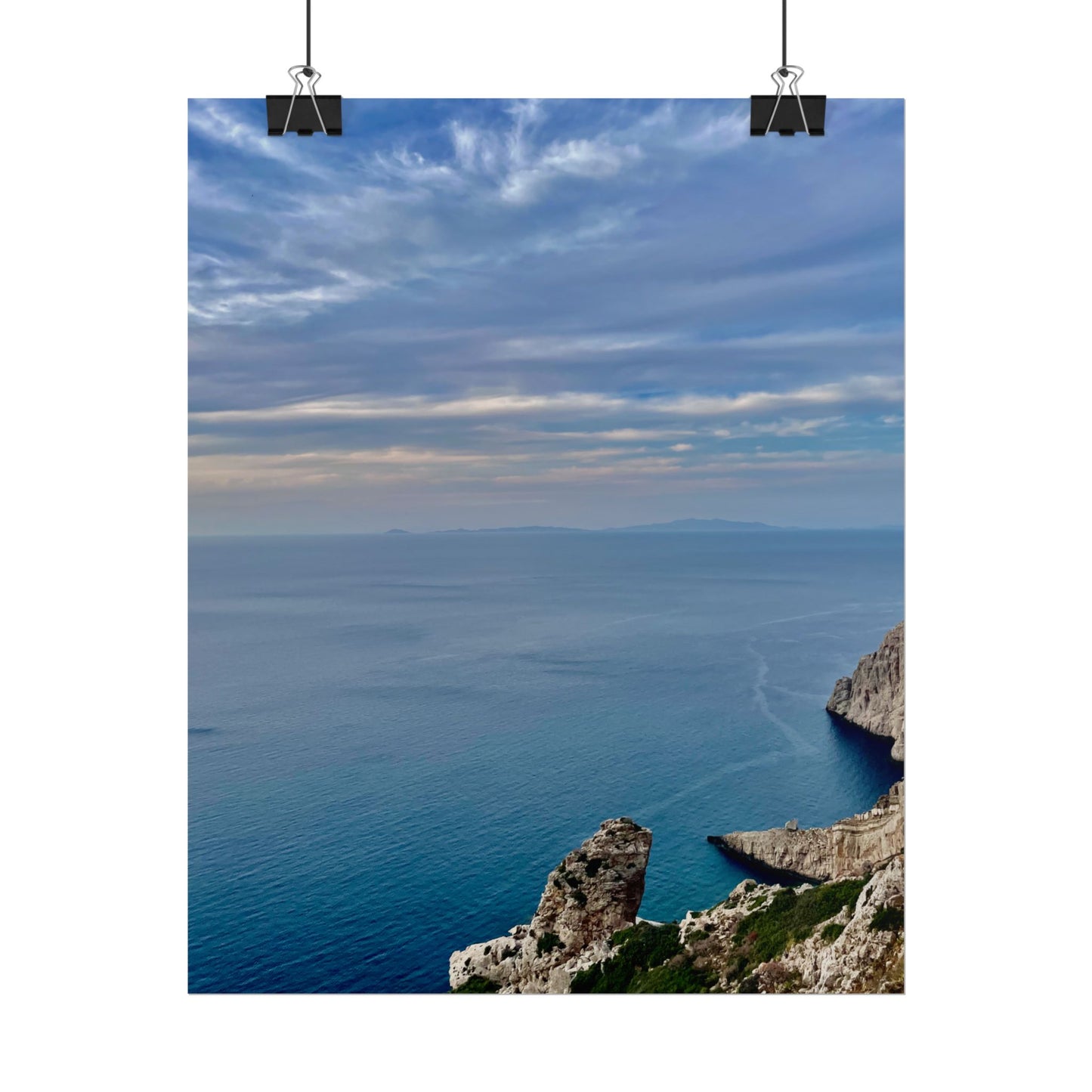 Serene Coastal Landscape Poster