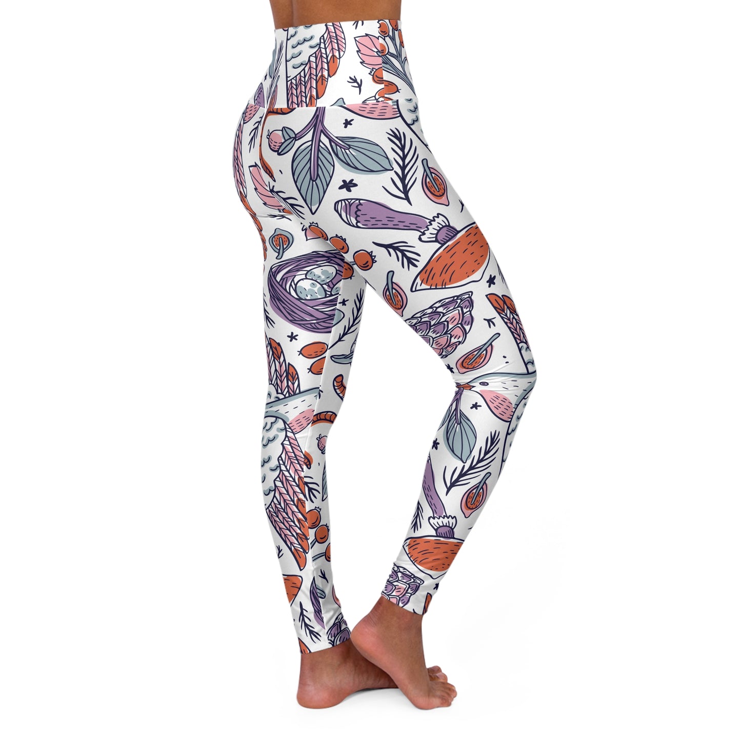 High Waisted Printed Leggings