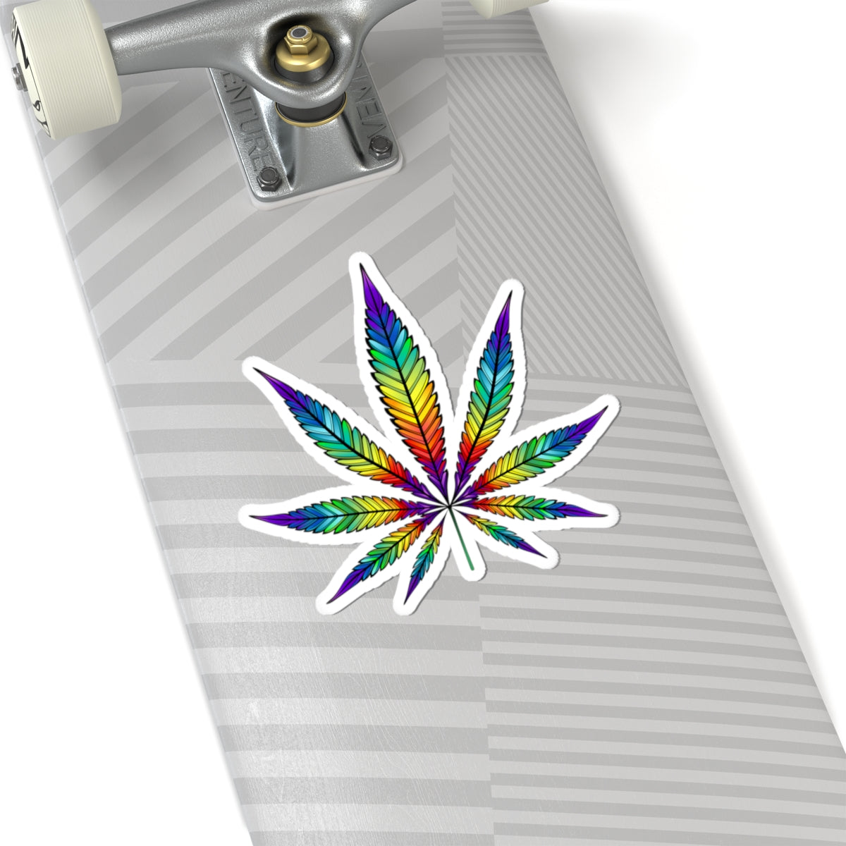 Rainbow Cannabis Sticker