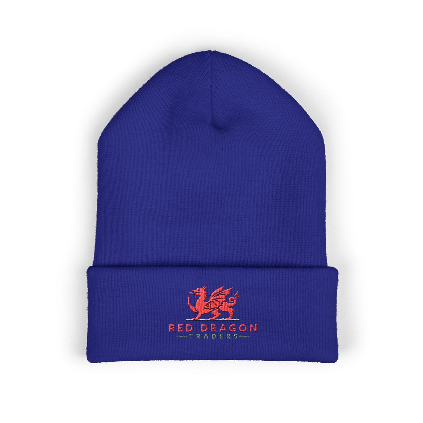 Embroidered Red Dragon Traders Beanie