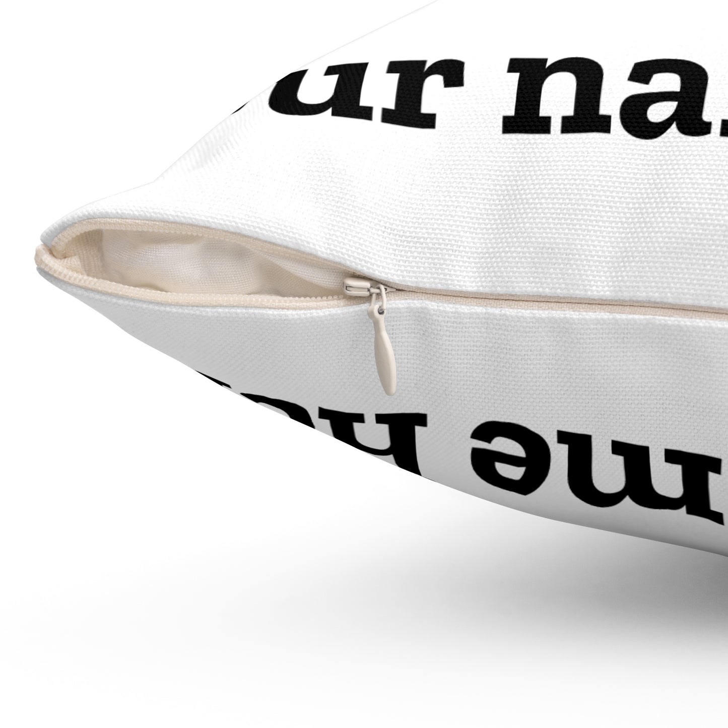 Personalized Bear Pillow — "This Pillow Belongzzz To" Custom Name Throw Pillow