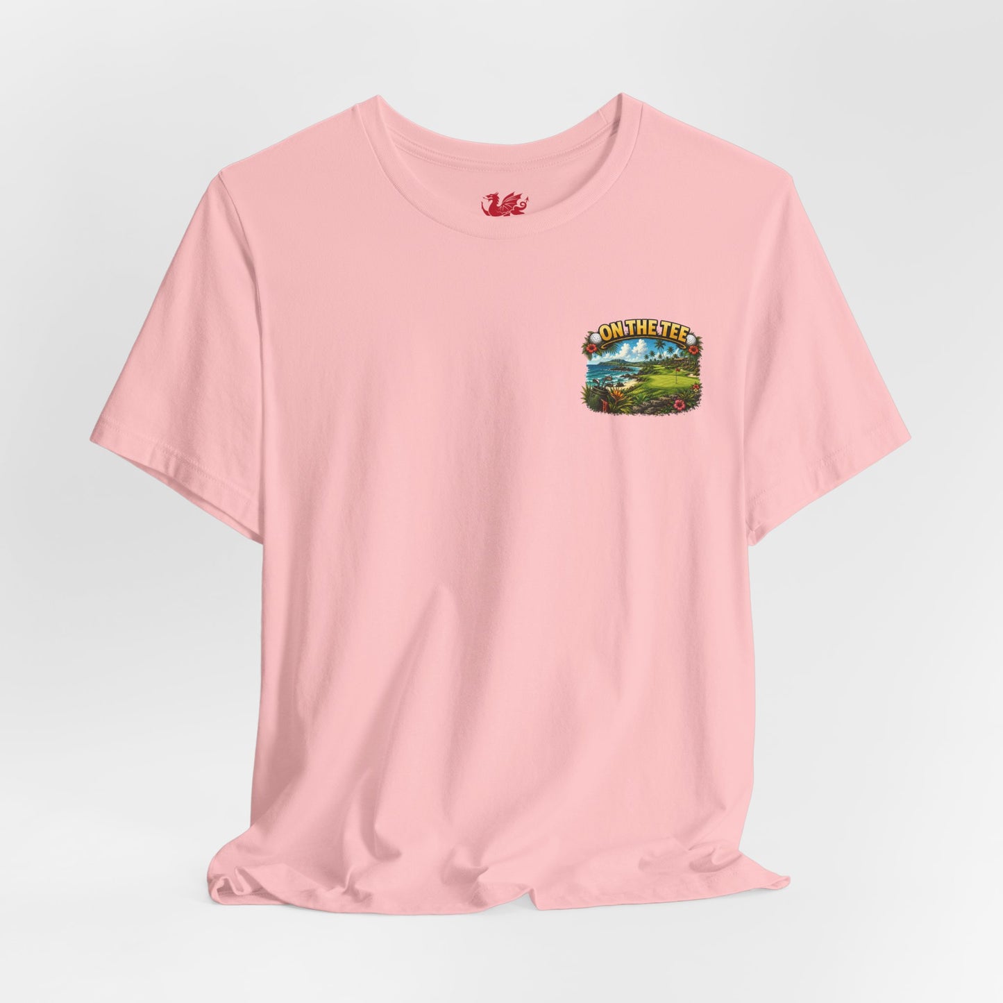Golf T-Shirt — "On The Tee, Winner of Absolutely F**k All!" Funny Personalized Golf Shirt