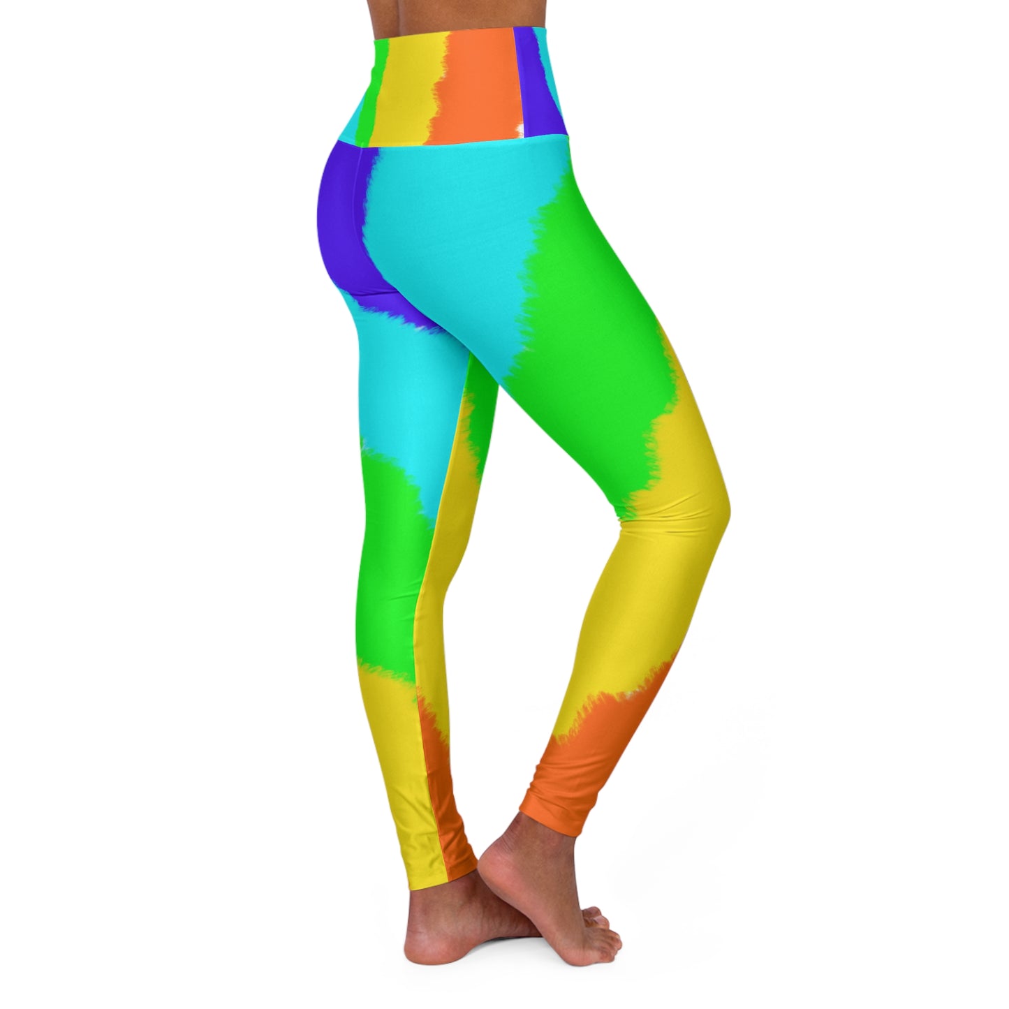 Multi-color High Waisted Yoga Leggings