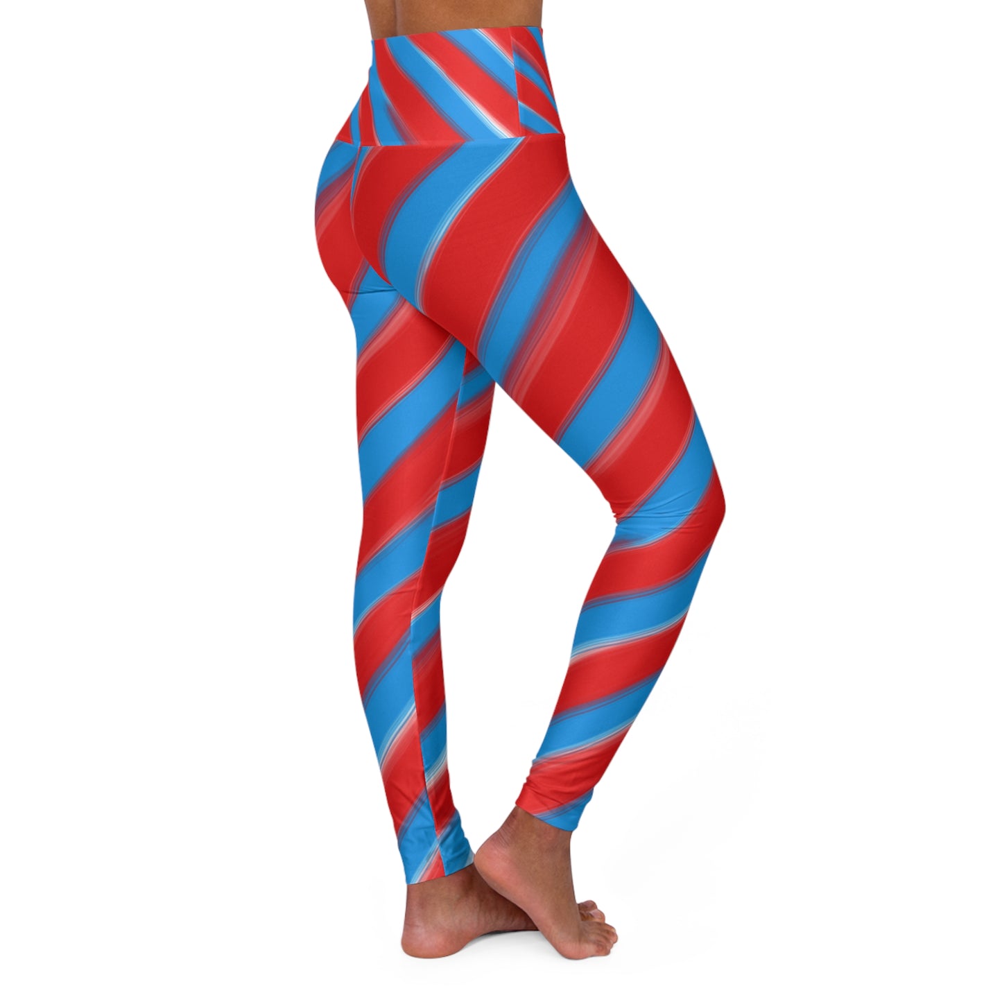 Striped High Waisted Leggings