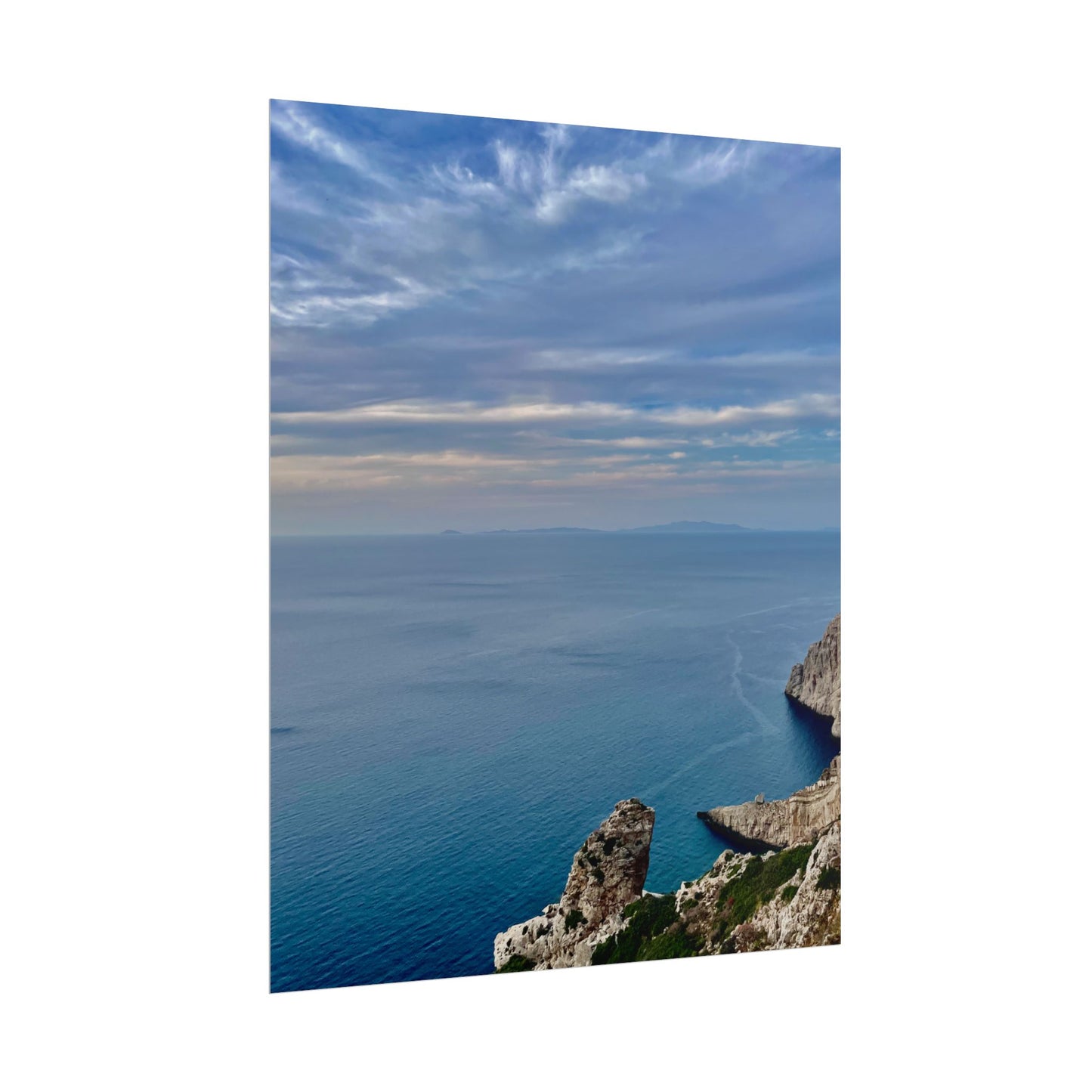 Serene Coastal Landscape Poster