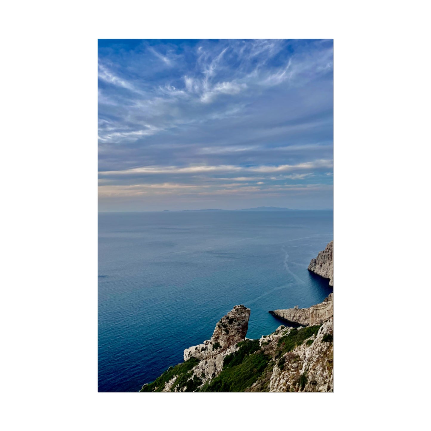 Serene Coastal Landscape Poster