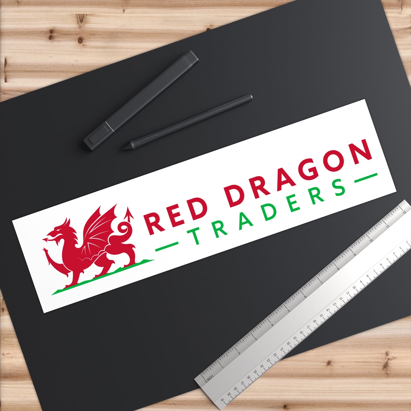 Red Dragon Traders Bumper Sticker
