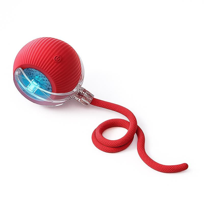 【Halloween Limited】 Mizusu Interactive Cat & Dog Teaser Toy with Two Additional Tails, Kitten Rolling Ball Toy, Pet Supplies, Dog & Cat Accessories Cute Dog Toys