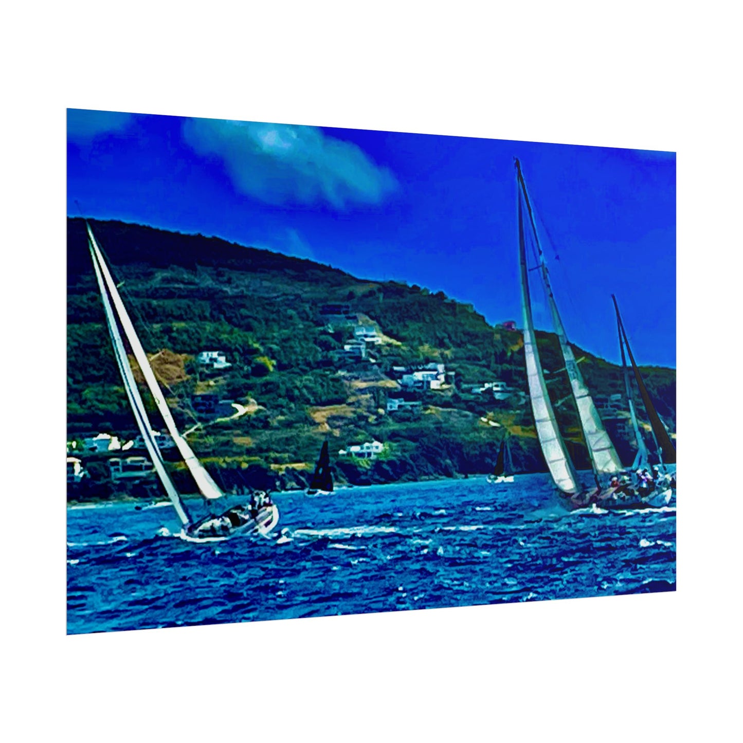 Nautical Sailboat Print