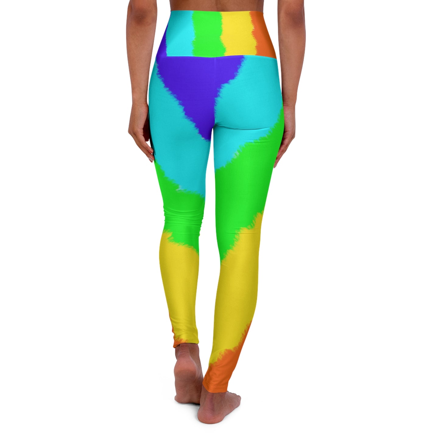 Multi-color High Waisted Yoga Leggings