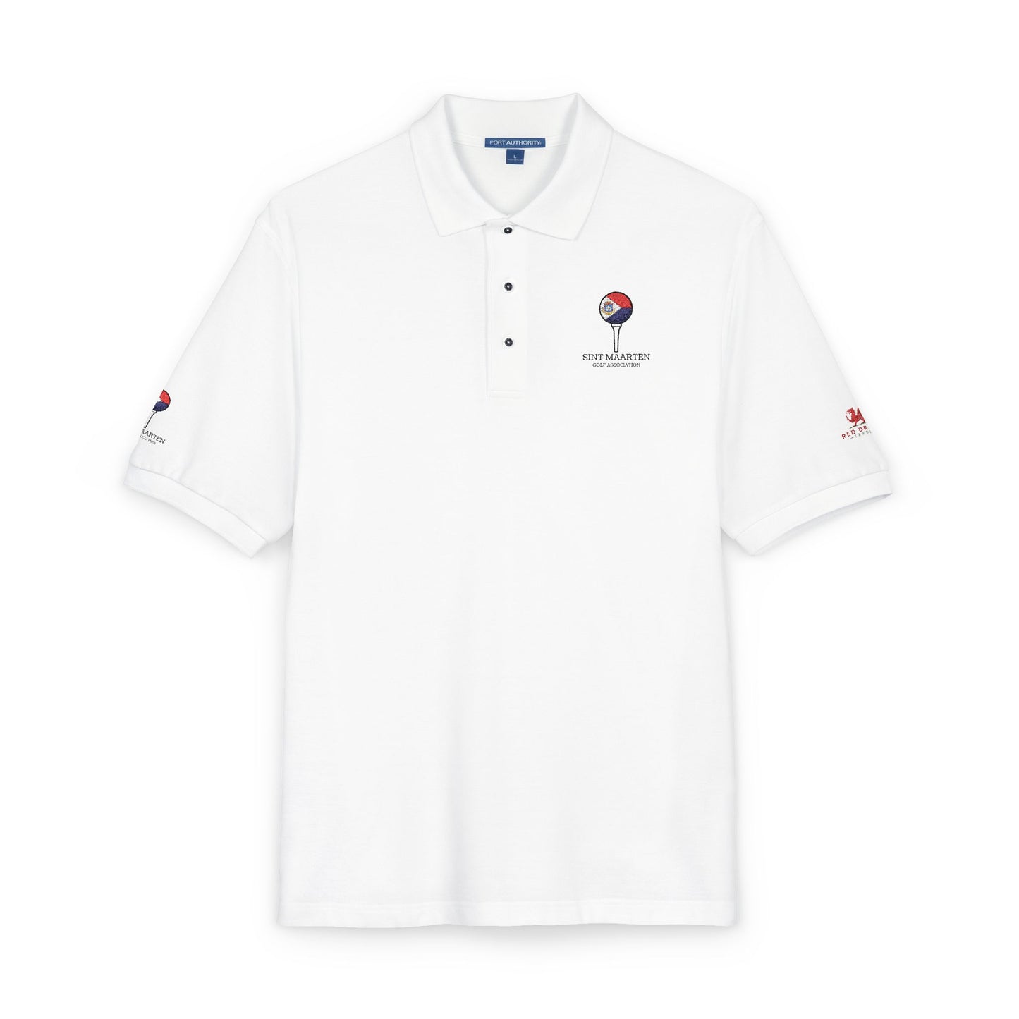 Embroidered St. Maarten Golf Association Polo Shirt