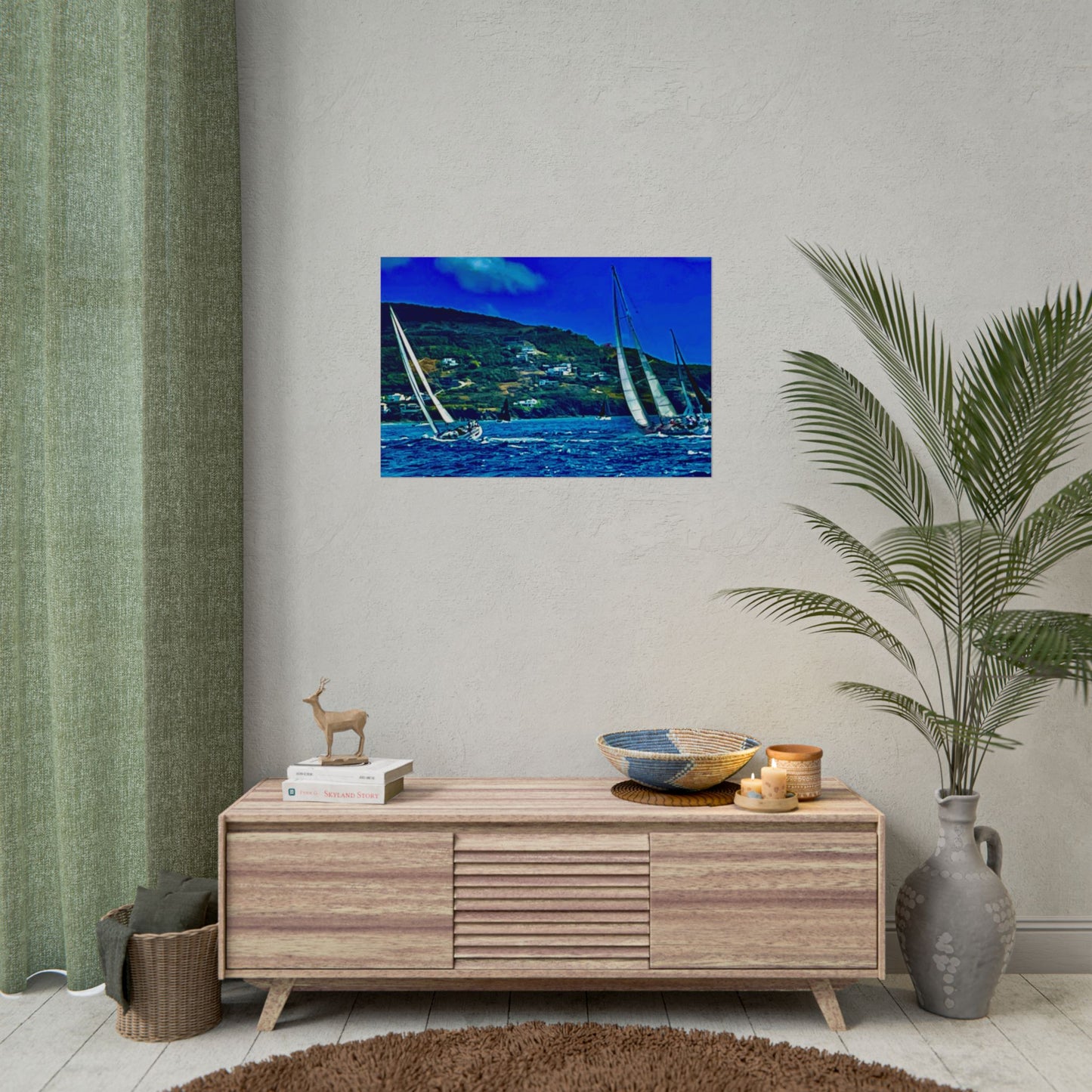 Nautical Sailboat Print