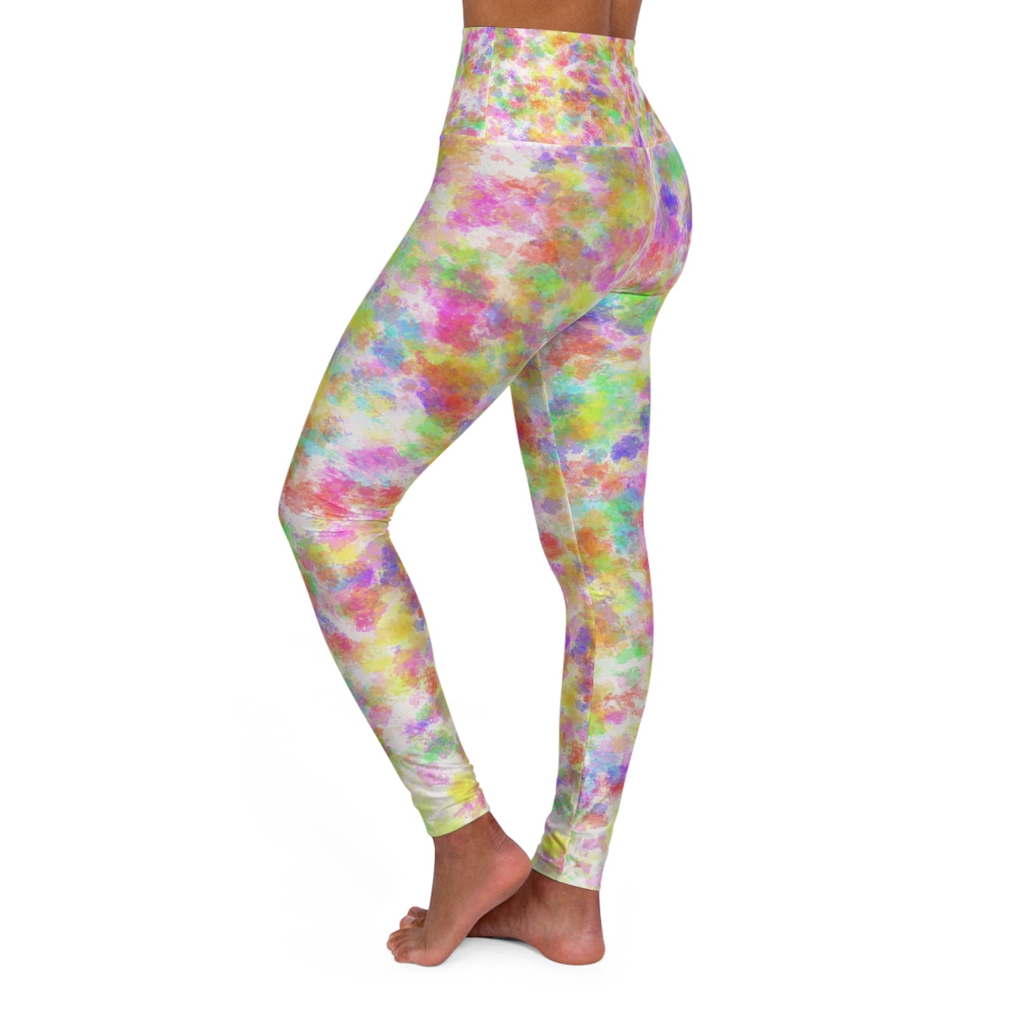 High Waisted Tie-Dye Yoga Leggings