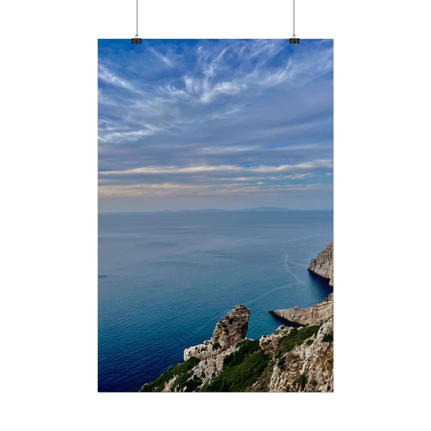 Serene Coastal Landscape Poster