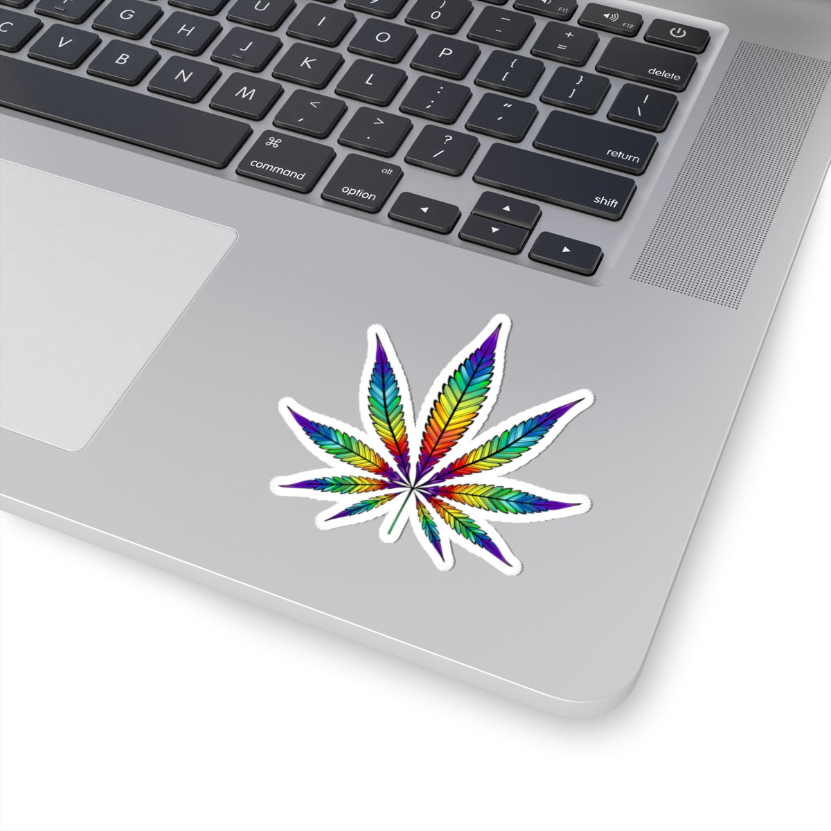 Rainbow Cannabis Sticker