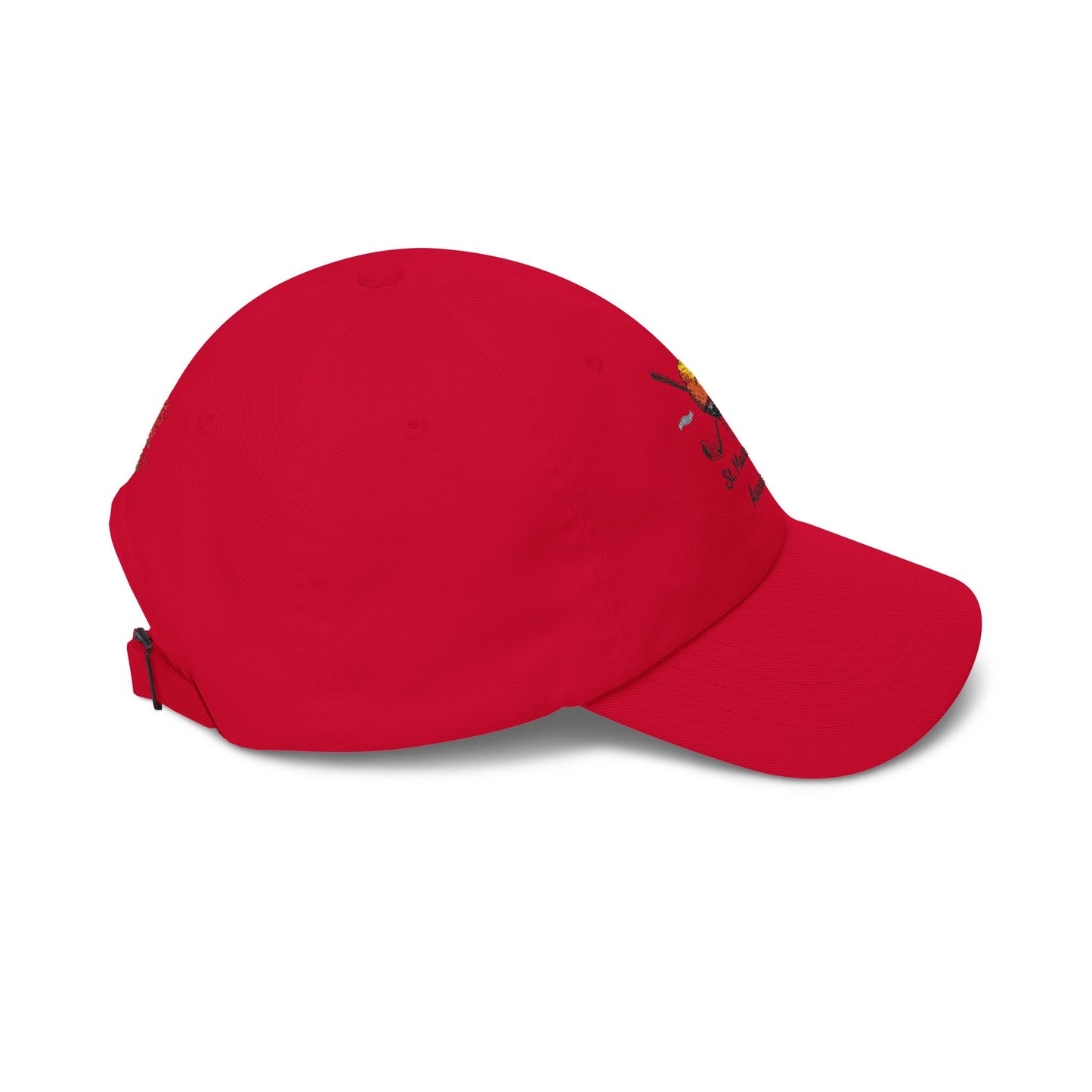 St. Maarten Golf Association Dad Cap - Embroidered Sunset & Crossed Clubs