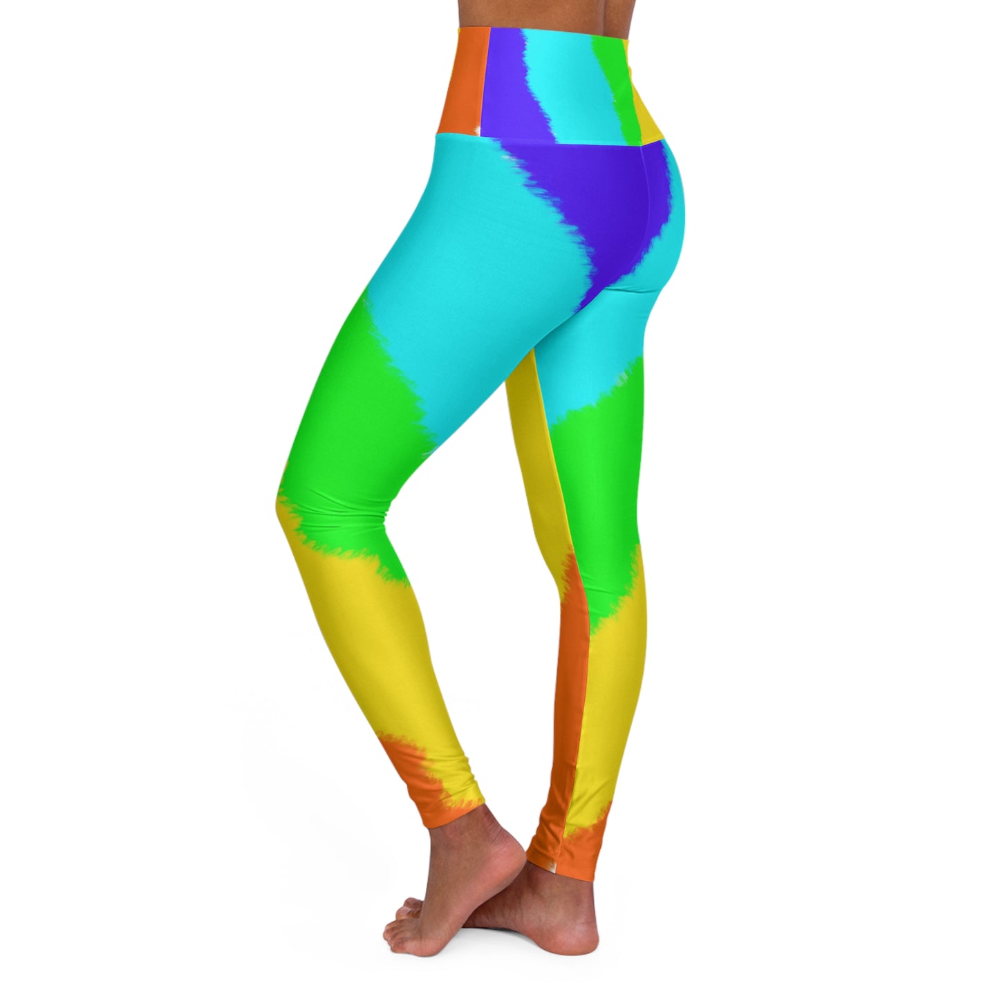 Multi-color High Waisted Yoga Leggings