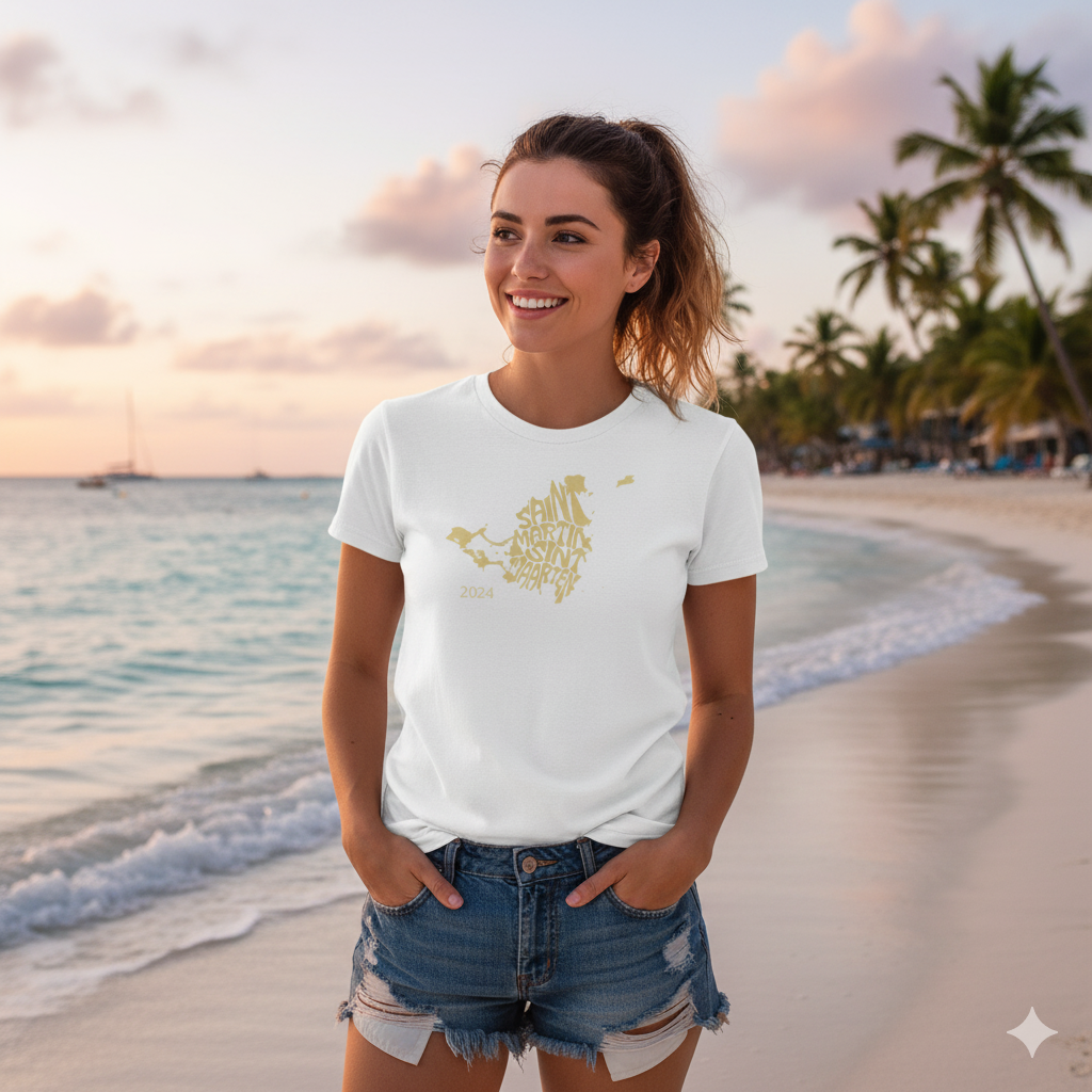 Apparel lifestyle image of a woman wearing a shirt 