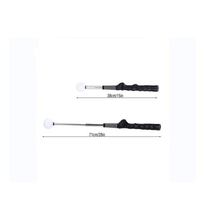Golf Swing Practice Stick Adjustable Golf Indoor Swing Trainer Left Handed Right Handed Grip Golf Action Practice Tool