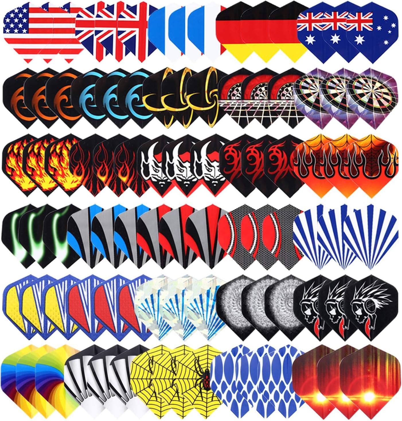 Durable Dart Flights (30 Sets)