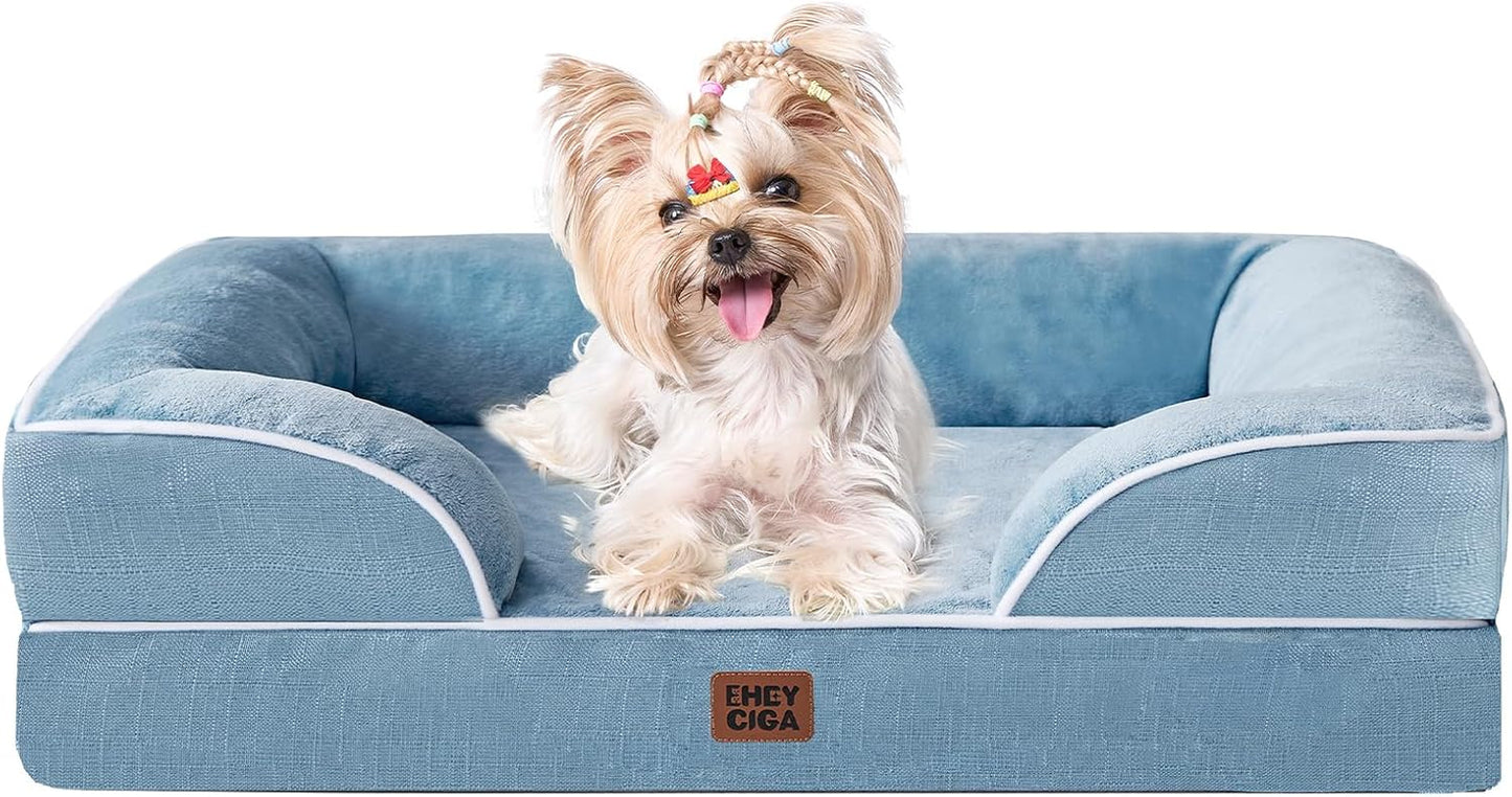 The Pooch Palace: Where Your Medium-Sized Furball Can Snooze Like Royalty on a Waterproof Cloud with a Side of Non-Slip Shenanigans!