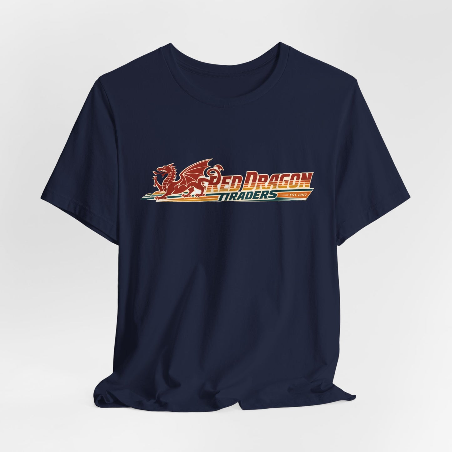 Red Dragon Traders Logo Tee — Vintage Dragon Graphic T-Shirt