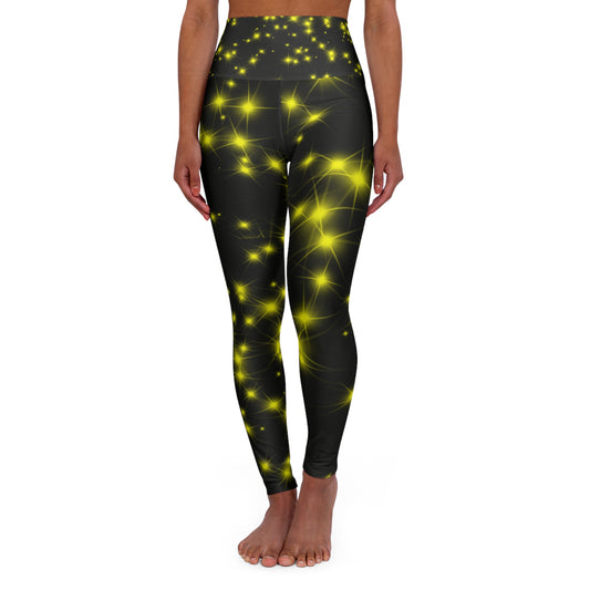 Glow in the Dark High Waisted Yoga Leggings