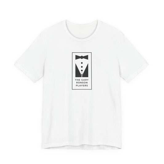 Tuxedo Logo Tee — "The Gary Ronson Players" Vintage Band T‑Shirt