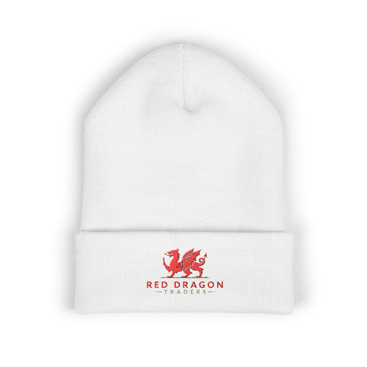 Embroidered Red Dragon Traders Beanie
