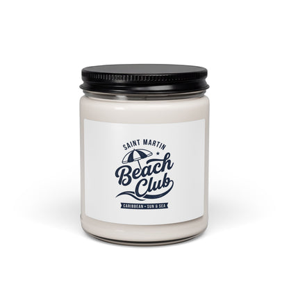 Saint Martin Beach Club Candle | Caribbean Heritage island pride, palm vintage
