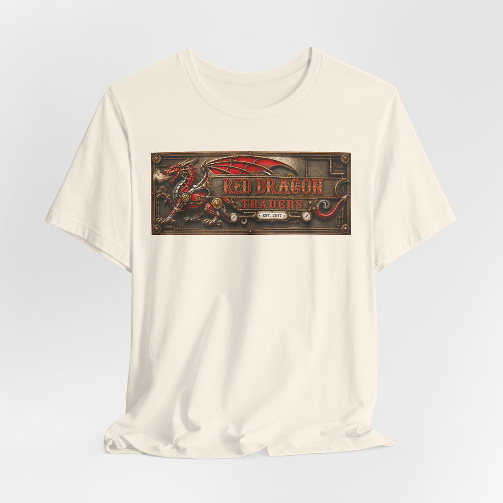 Dragon Tavern Graphic Tee — Red Dragon Vintage Sign T-Shirt
