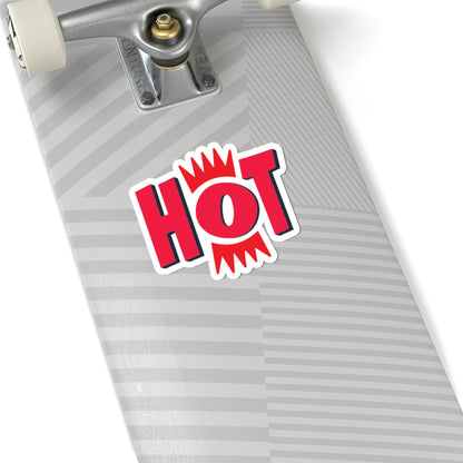 Bold 'HOT' Sticker