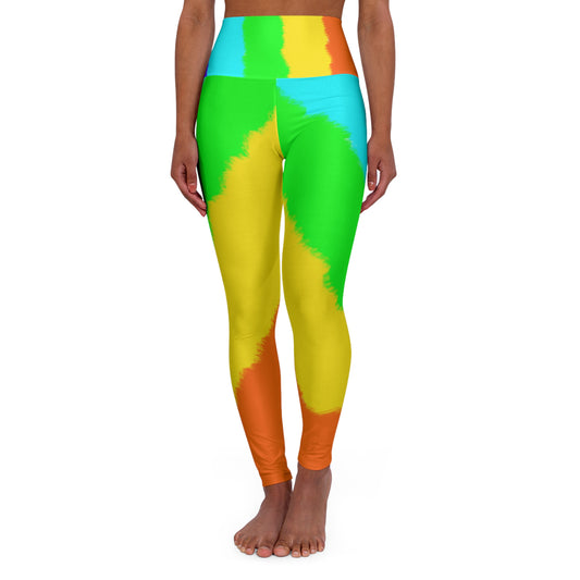 Multi-color High Waisted Yoga Leggings