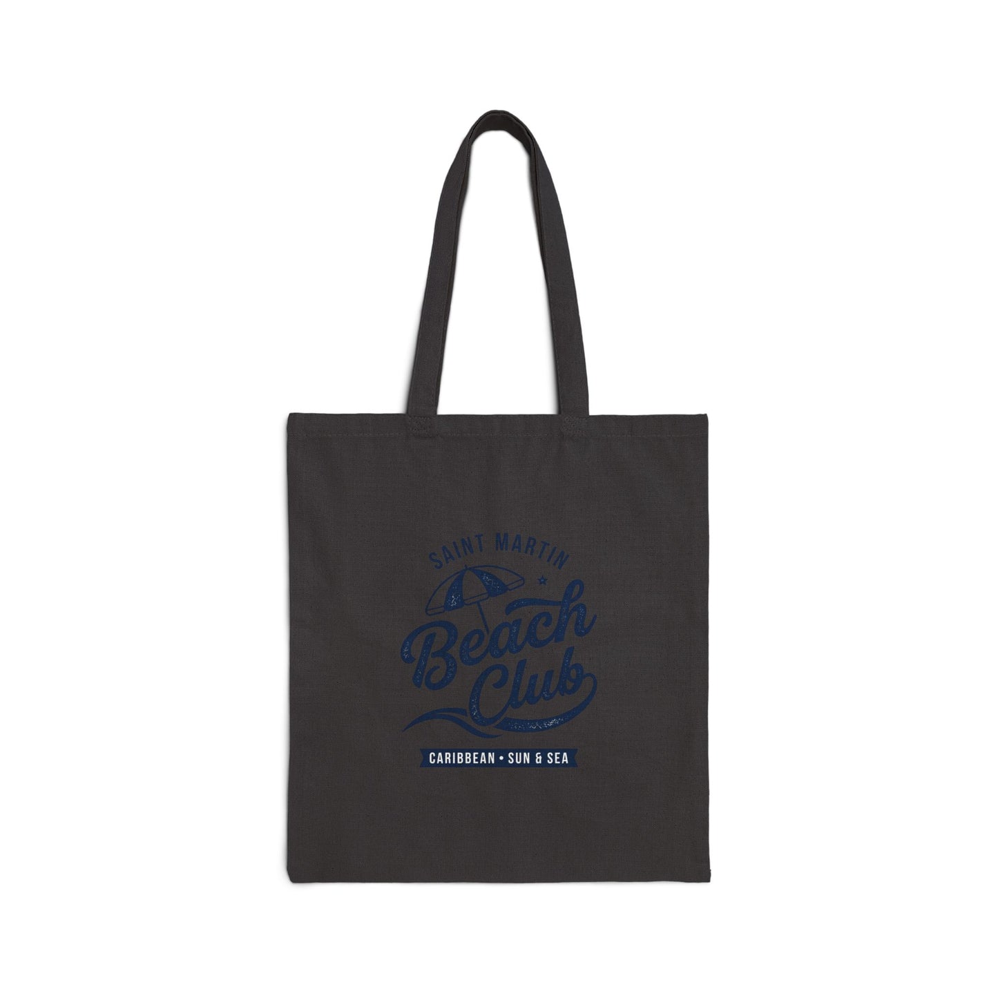 Saint Martin Beach Club Tote, Caribbean Heritage, Retro Island Pride