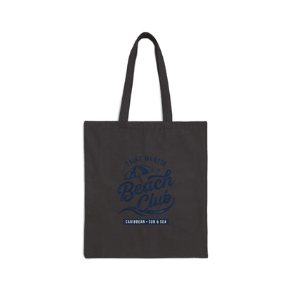 Saint Martin Beach Club Tote, Caribbean Heritage, Retro Island Pride