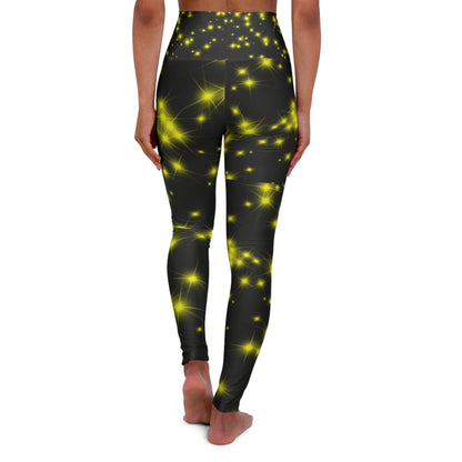 Glow in the Dark High Waisted Yoga Leggings