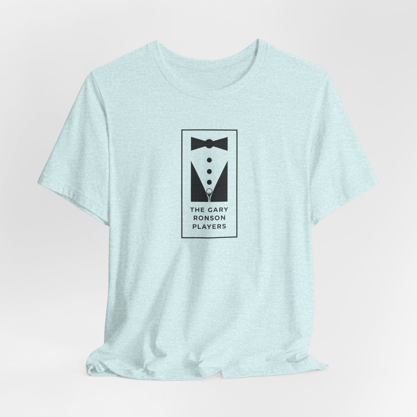 Tuxedo Logo Tee — "The Gary Ronson Players" Vintage Band T‑Shirt