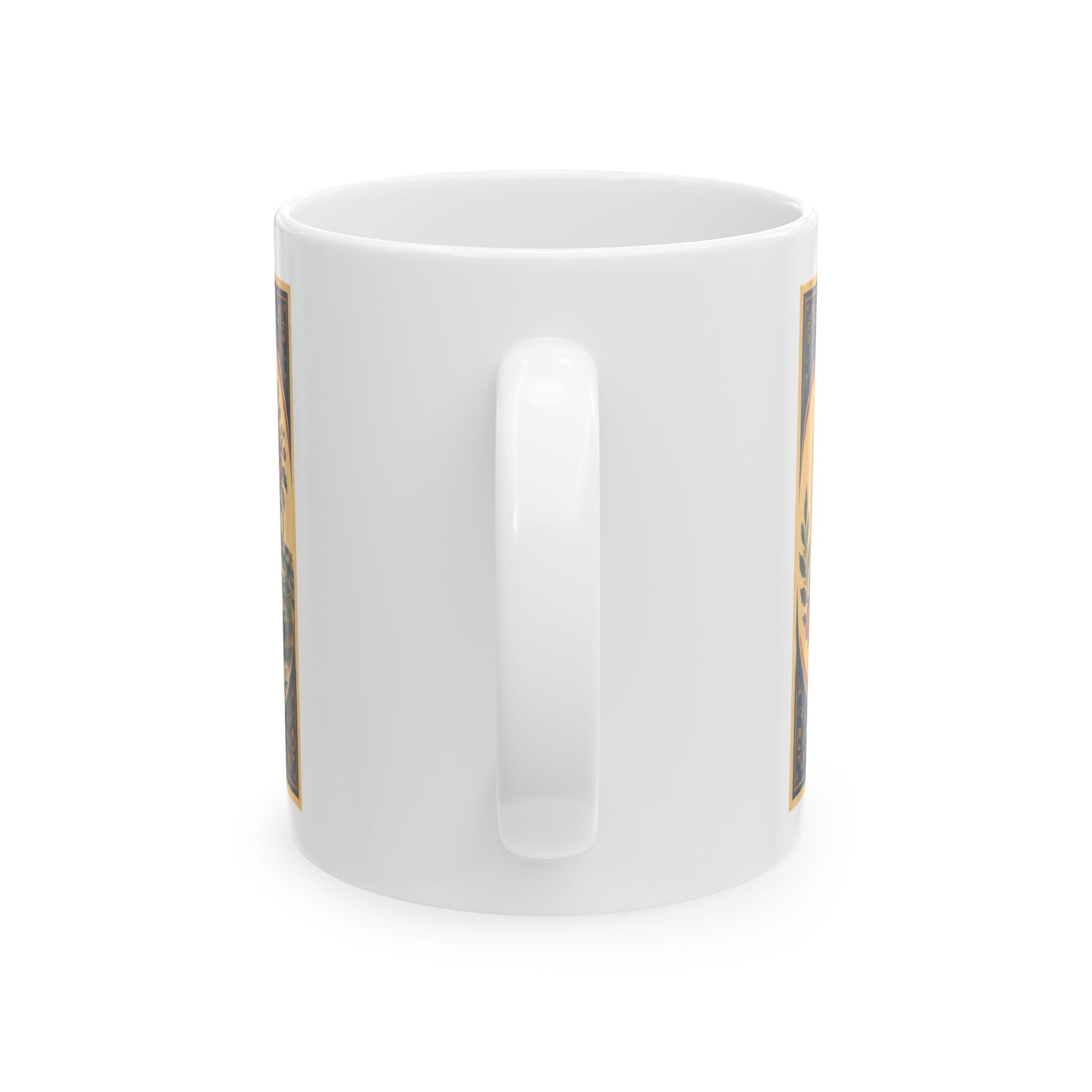 Tea Mug - "A Nice Cup of Tea, That's What You Need" Vintage Ceramic Mug (11oz, 15oz)