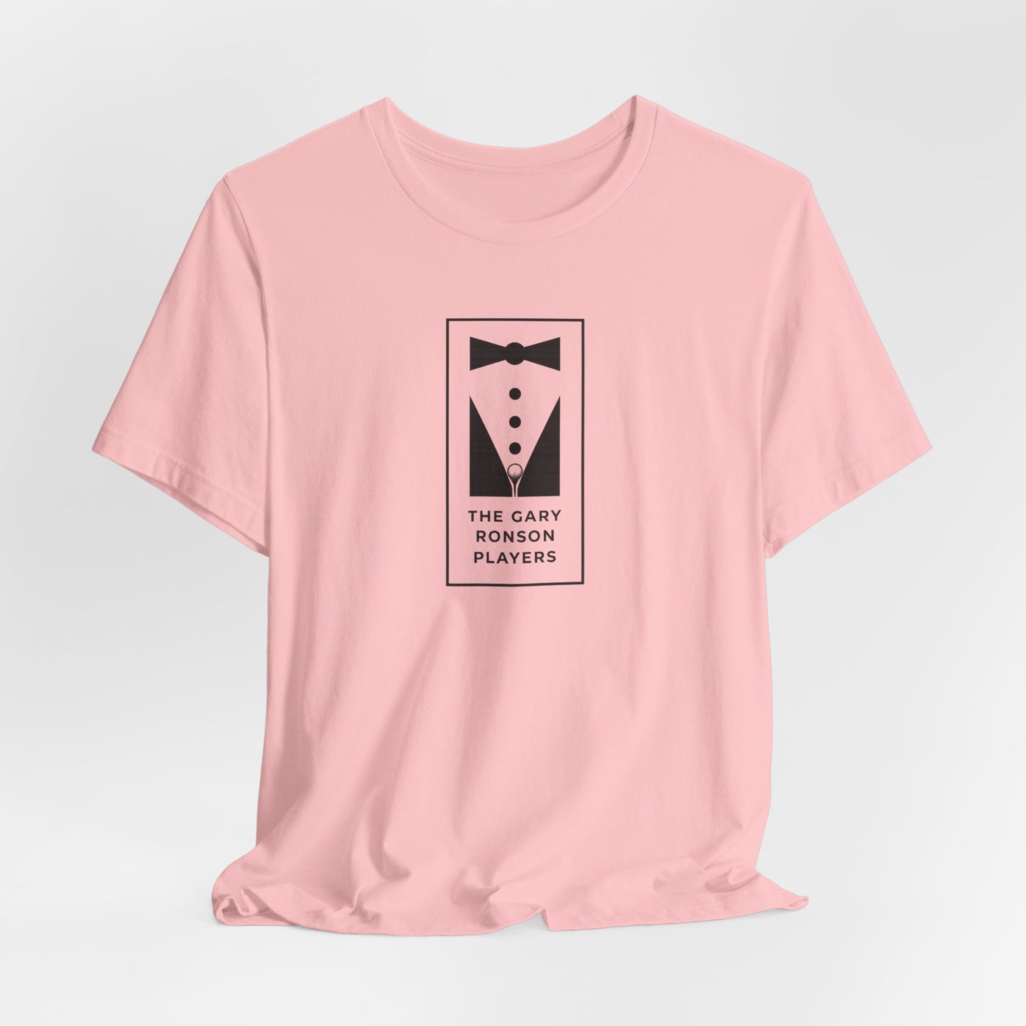 Tuxedo Logo Tee — "The Gary Ronson Players" Vintage Band T‑Shirt