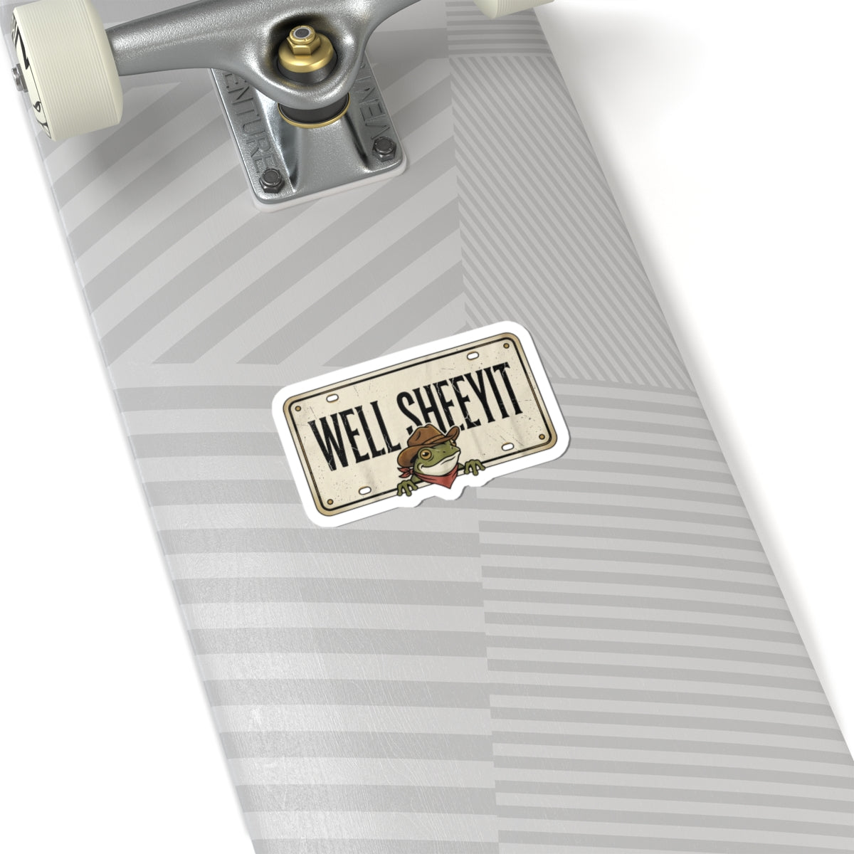 Well Sheeyit Frog Kiss-Cut Sticker | Vintage Southern, Western Distressed