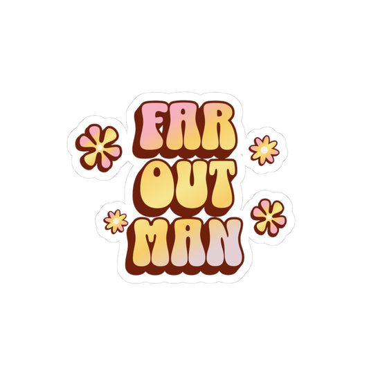 Funky Flower Power Sticker
