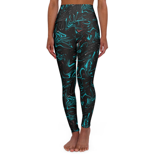 High Waisted Wave Leggings