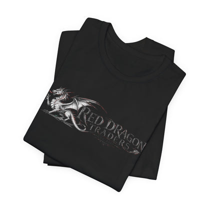 Red Dragon Traders Logo Tee - Vintage Dragon Graphic T-Shirt