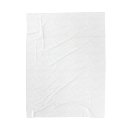 Dachshund blanket back on white background